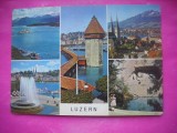 HOPCT 20135 LUZERN / LUCERNA IN ANUL 1971 -STAMPILA / TIMBRU -ELVETIA -CIRCULATA