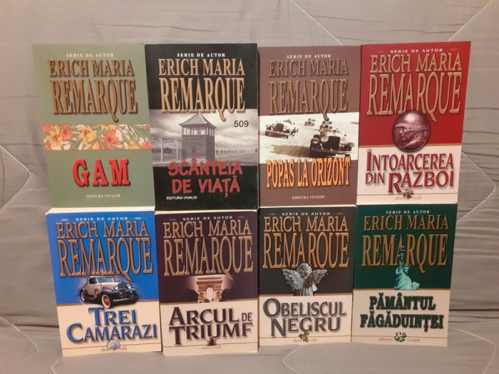 PAMANTUL FAGADUINTEI/SCANTEIA DE VIATA/TREI CAMARAZI/GAM-ERICH MARIA REMARQUE