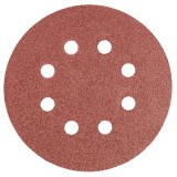 Disc abraziv cu gauri 125 mm K80 pentru slefuitor, set 5 buc Graphite