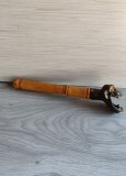 Mai de bar / Spărgător gheață VINTAGE de colecție, cap maimuță alamă/bronz, 38 cm