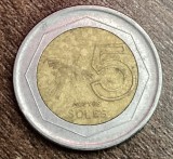C50 - Moneda foarte veche - Peru - 5 soles - 2008