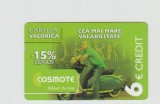 bnk card Romania - Cosmote Scooter (Alături de tine) 6 euro - 23/12/2010 - RO-COS-REF-0015-101223A