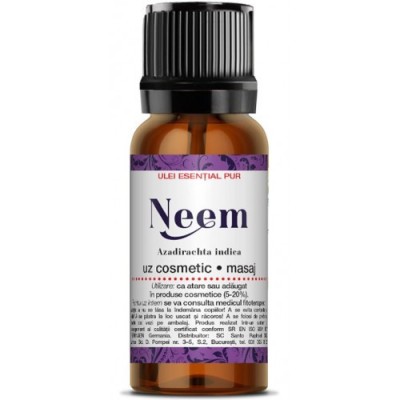 Ulei neem esential 10ml foto