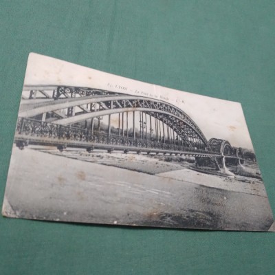 CARTE POSTALA LYON INTERBELICA 1926 CIRCULATA foto