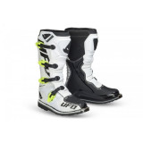 MBS Cizme Motocross / Enduro UFO Plast OBSIDIAN culoare alb/negru, marimea 37, Cod Produs: BO006W37