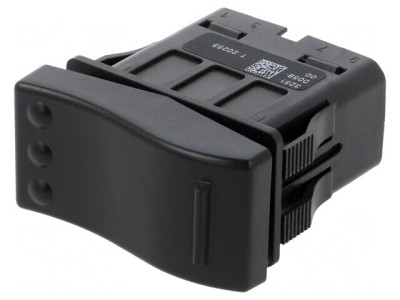 &amp;#039;Comutator Rocker SPST-NO 10A/12VDC Negru&amp;#039; foto
