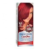 Vopsea de par Silk&amp;Shine, 9.3 Rosu Intens, 50ml, Gerocossen