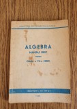 Algebra. Manual unic pentru clasa a VIII-a medie (1948)