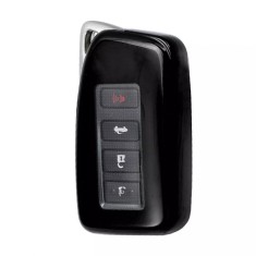 HUSA CHEIE AUTO LEXUS, 3 butoane, LX570/NX/RC200t/RC300/RCF/RX350/RX450h, Tpu, Neagra