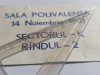 BILET INTRARE - SALA POLIVALENTA 1981, Lemn, Oval