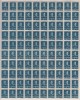 ROMANIA 1943/45 LP 154 REGELE MIHAI I UZUALE FILIGRAN MM VALOAREA 7 LEI ALBASTRU COALA 100 TIMBRE STARE MNH, Nestampilat