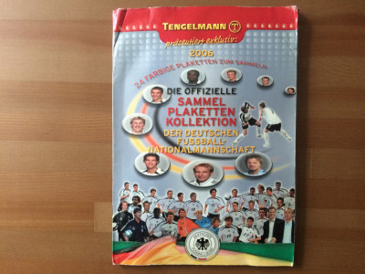 germany WM 2006 album fotbal cartonase nationala germania sammel plaketten sport foto