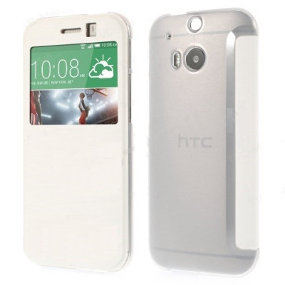 Husa Windows View HTC One M8 2014 + folie + stylus foto