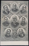 Carte Postala, Fotografii portret a ministrilor din Guvernul Romaniei, anul 1891
