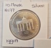 Germany, Germania, 10 Deutsche Mark 1991, KM#177, argint, excelenta, Europa