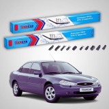 Cumpara ieftin Ștergătoare Ford Mondeo Mk2 Sedan 1996-2000 | Set Față Flat Premium &ndash; TeamCar&reg;