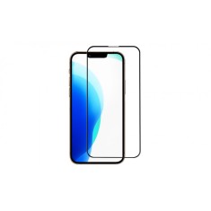 Folie Fullscreen pentru iPhone 13 Pro, sticla securizata, Negru Transparent