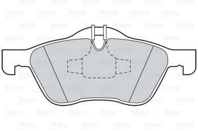 VALEO 302019 FIRST set placute frana,frana disc foto