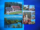 HOPCT LOT 2240 ASPECTE DIN ..JUD BRASOV-3 CARTI POSTALE-CIRCULATE, Circulata, Printata