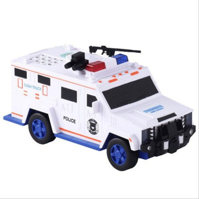 Pusculita electronica sub forma unei masini de politie,Cash Truck foto