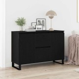 VidaXL Dulap, stejar negru, 104x35x70 cm, lemn prelucrat