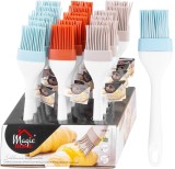 Pensula de patiserie din silicon MagicHome, 22 cm, mix culori
