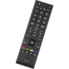 Telecomanda pentru TV, Compatibil Toshiba, LCD, CT-90326, neagra