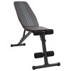 Banca Greutati Reglabila vidaXL, Negru, 200kg, Pliabila, Otel 131x41x110cm - Antrenament Acasa, Fitness