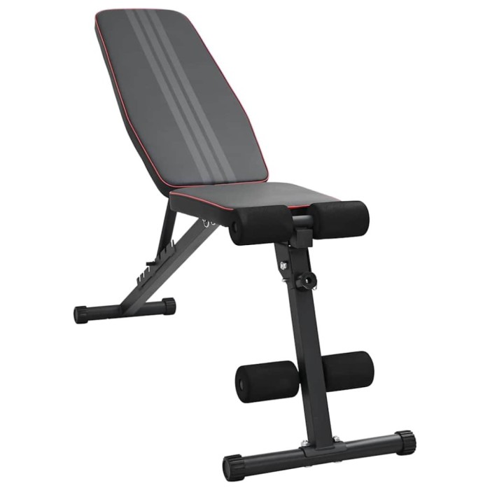 Bancă de greutăți Manual Negru 131 x 41 x 110 cm Oțel
