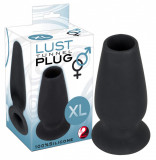 Dop Anal Deschis Lust Tunnel XL, Negru, 13 cm, You2toys