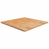 Cumpara ieftin Blat masa patrat maro deschis 90x90x2,5cm lemn stejar tratat