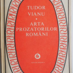 Arta prozatorilor romani – Tudor Vianu