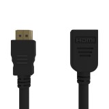 CABLU video GEMBIRD, HDMI (T) la HDMI (M) 2.0, 1.8m, prelungitor, conectori auriti, rezolutie maxima 4K (3840 x 2160) la 60 Hz, Cu, negru, &quot;CC-HDMI4X-
