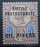 COLONII BRITANICE REGINA VICTORIA ,OIL RIVERS PROTECTORATE (NIGERIA)