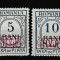 ROMANIA 1918 TAXA DE PLATA-ROMANIA-FILIGRAN PR MONOGRAM CU SUPRATIPAR MVIR MNH