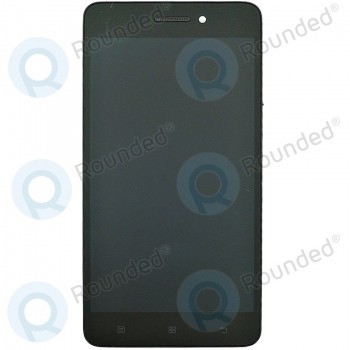 Capac frontal modul de afișare Lenovo S60 + LCD + digitizer negru foto
