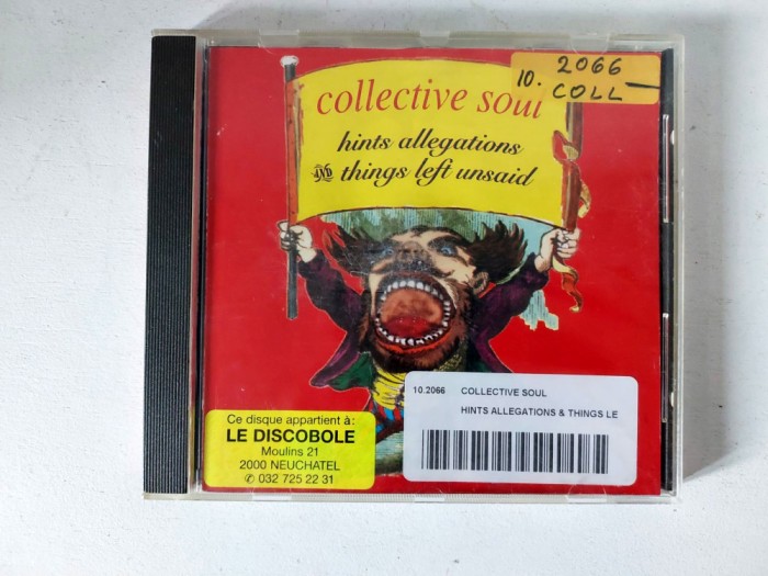 CD: Collective Soul &ndash; Hints Allegations And Things Left Unsaid, Alternative Rock