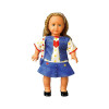 Set de croitorie hainute pentru papusi Couture Emily Heart jeans, Dress Your Doll EduKinder World