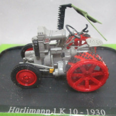 Macheta tractor Hurlimann 1 K 10 - 1930 scara 1:43