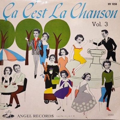 Vinil LP # &amp;quot;Japan Press&amp;quot; Various &amp;lrm;&amp;ndash; &amp;Ccedil;a C&amp;#039;est La Chanson Vol. 3 (RED DISC) (VG+) foto