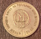 C50 - Moneda foarte veche - Macedonia - 1 dinar - 2000