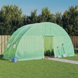 Sera cu cadru din otel, verde, 12 m&sup2;, 6x2x2,85 m GartenMobel Dekor, vidaXL