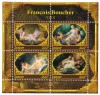 2018 - Picturi, Nuduri celebre, Francois Boucher / bloc MNH, Nestampilat