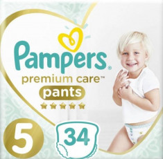 Scutece PAMPERS Premium Care Pants 5 Value Pack 34 buc foto