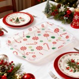 Cumpara ieftin Tavita decorativa &ndash; plastic &ndash; 34 x 23 cm &ndash; model bastonase dulci Best CarHome