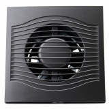 Ventilator baie SLIM 4C &Oslash;100, Super Silent, Clapeta antiretur, Motor Long Life 40000h, Debit 90mc/h, Dark Gray Metal, ERA