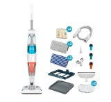 Aspirator vertical cu abur Rowenta Clean &amp; Steam Multi RY8544WH, 1700 W, autonomie abur 30 min, reglaj abur eco/ max, accesoriu pentru ferestre,