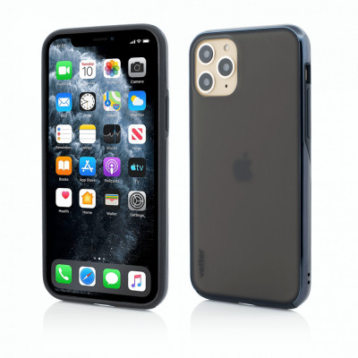 Husa Vetter pentru iPhone 11, Clip-On Hybrid, Dual Edge and Matte Back Cover, Negru foto