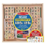 Set stampile cu litere, +4 ani, Melissa &amp; Doug