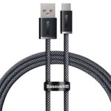 Cablu alimentare si date Baseus, Dynamic Fast Charging Data Cable pt. smartphone, USB (T) la USB Type-C (T), 100W, braided, 1m, gri